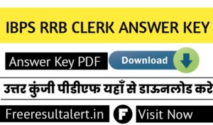 IBPS RRB Clerk Answer Key 2019