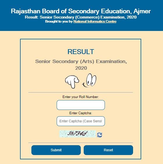 Rajasthan Board 12th Class Arts Result 2023