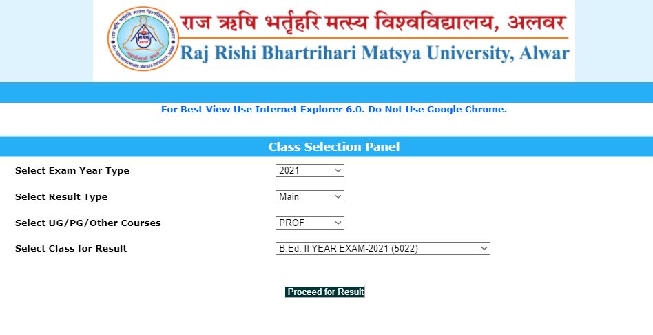 RRBMU BEd 2nd Year Name Wise Result 2022