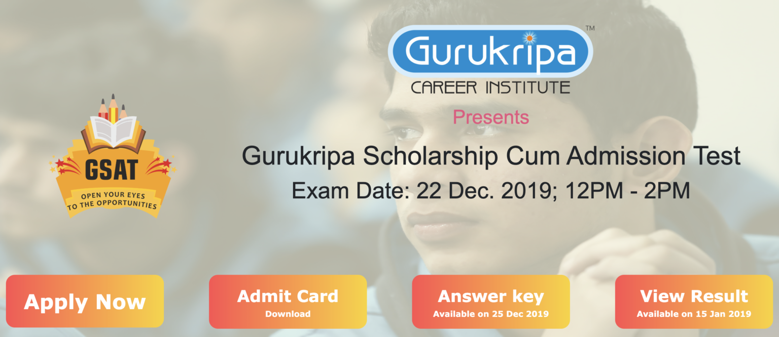 Gurukripa GSAT Answer Key 2019