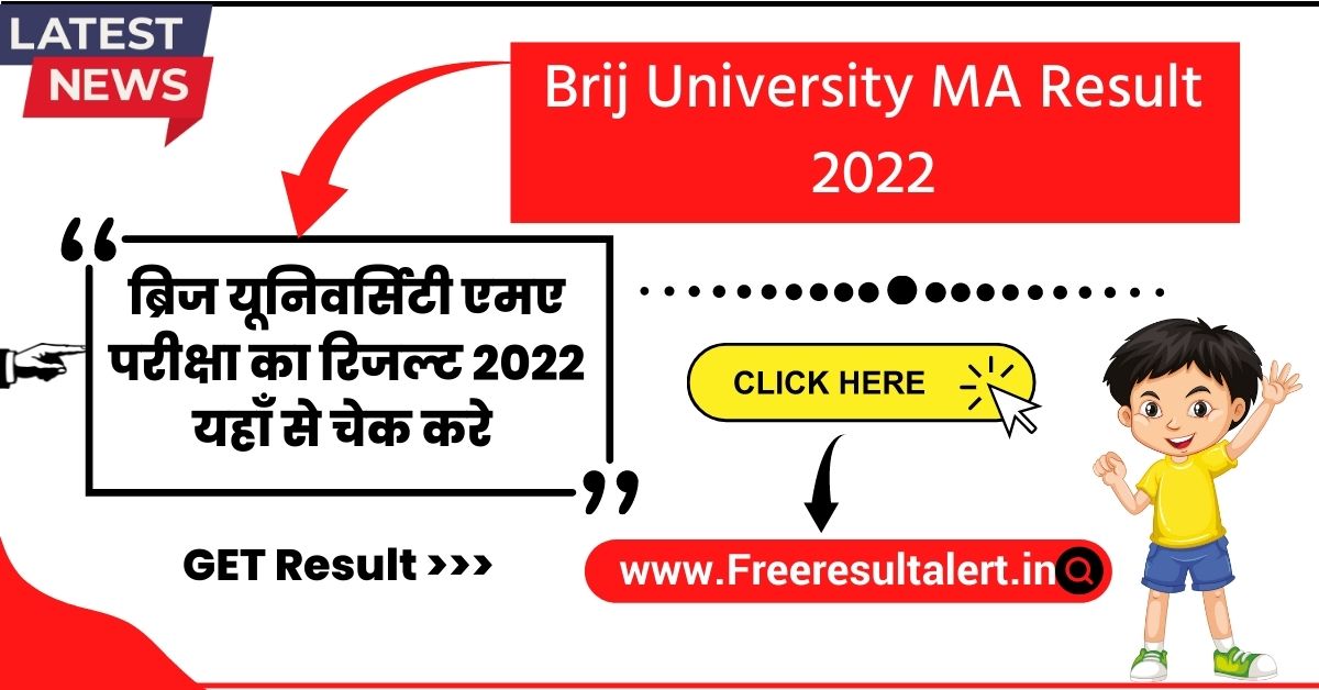 Brij University MA Final Year Result 2022