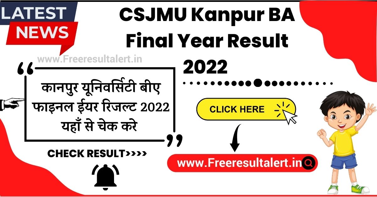 CSJMU BA Final Year Result 2022