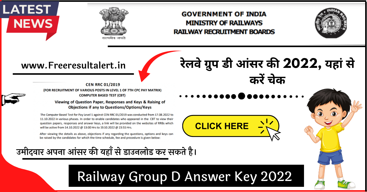 Railway Group D Answer Key 2022