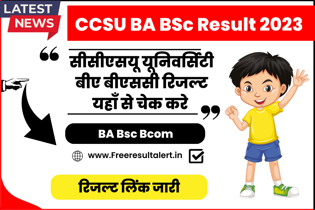 CCSU BA Final Year Result 2023