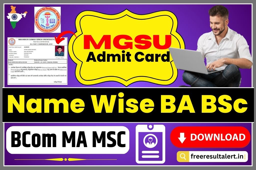 MGSU Admit Card 2023