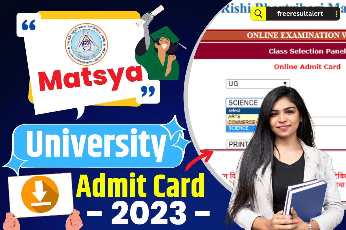 Matsya University Admit Card 2023