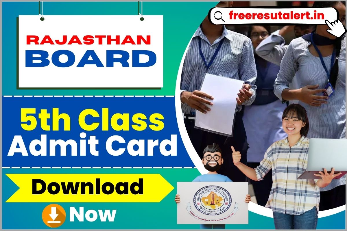 Rajasthan Board 5th Class Admit Card 2023