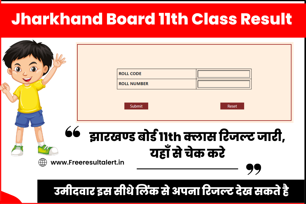 Jharkhand Board 11th Class Result 2023