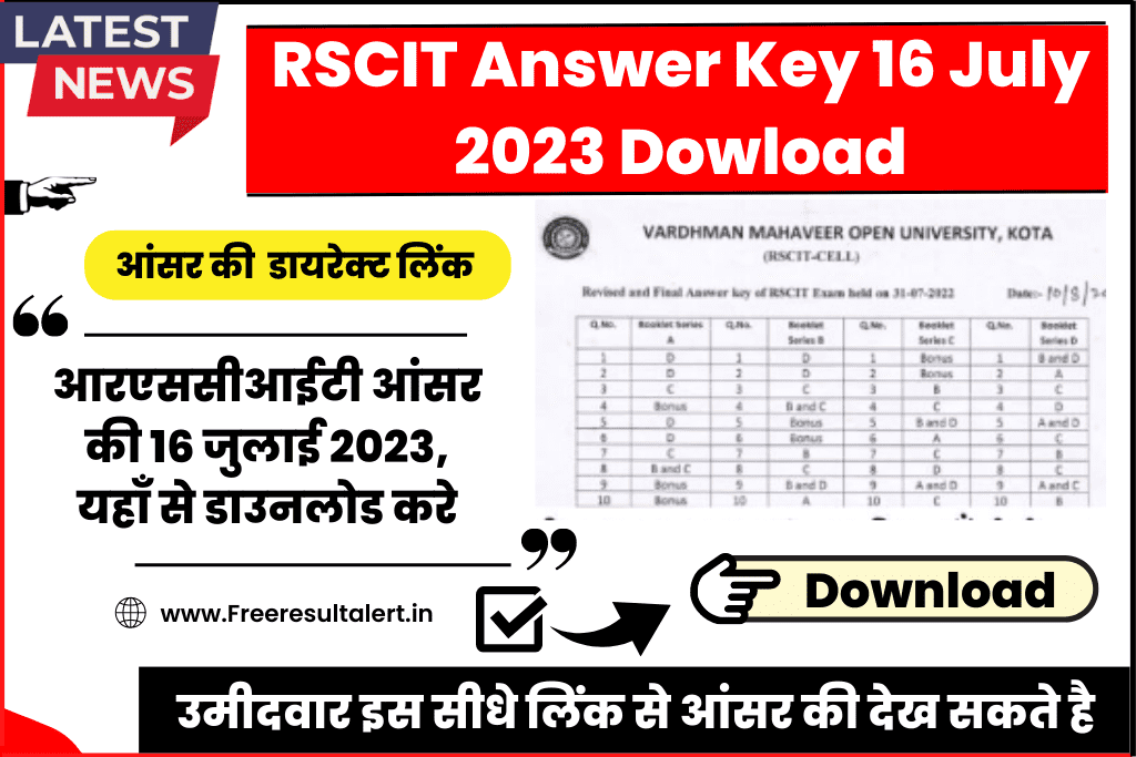 RSCIT Answer Key 08 October 2023