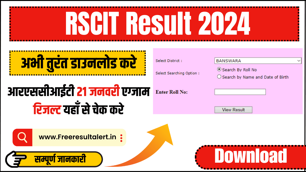 RSCIT Result 2024